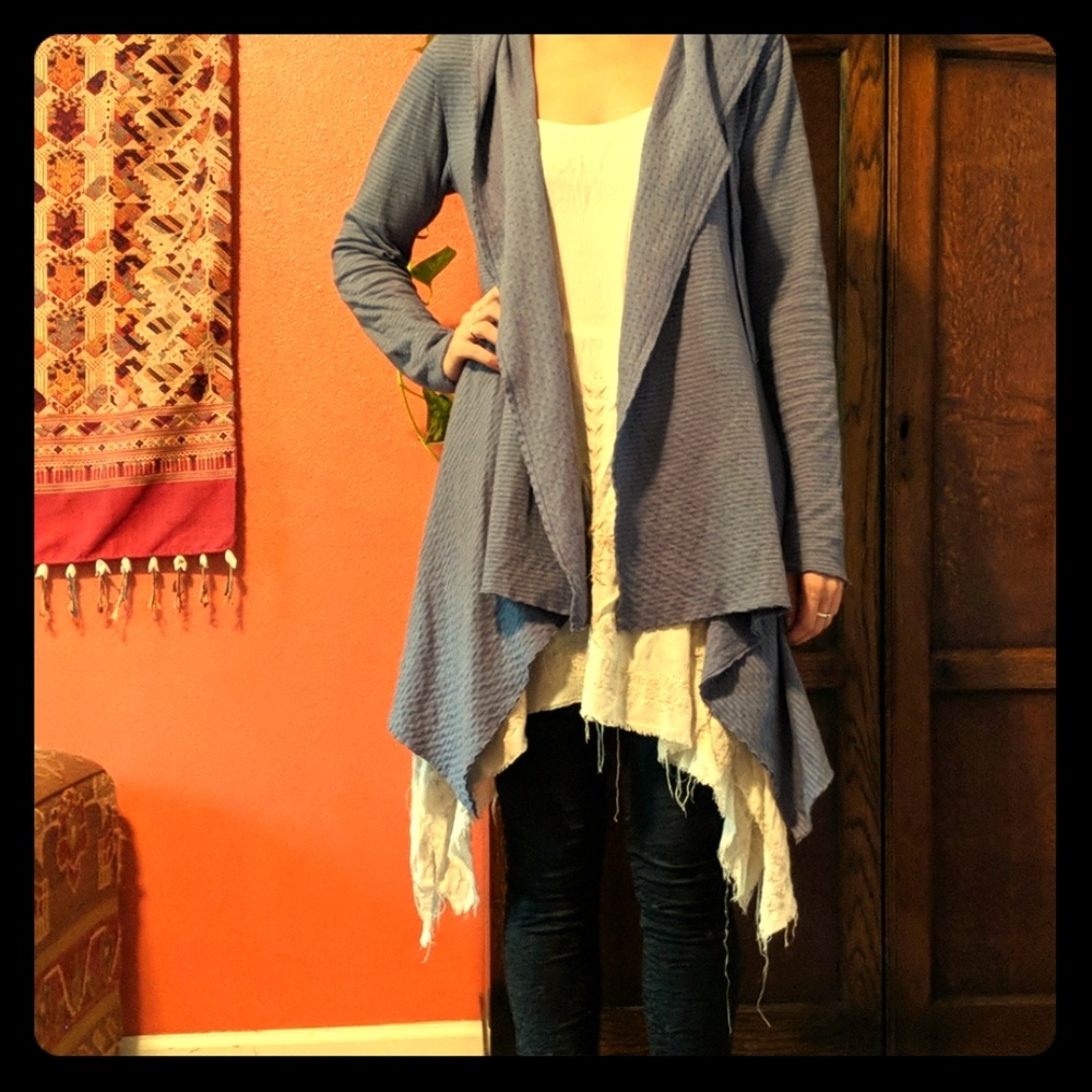 Stylish periwinkle jacket